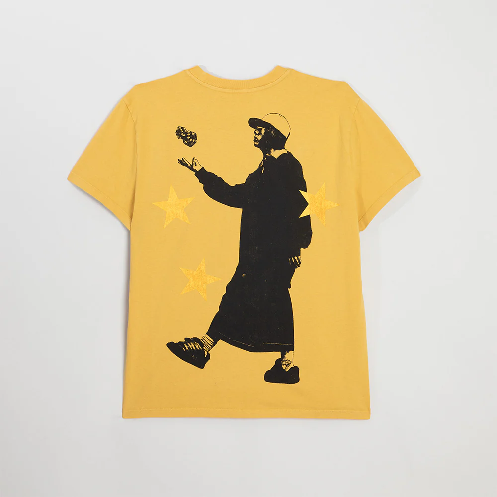 Billie Dice Toss Gold T-Shirt - Image 4