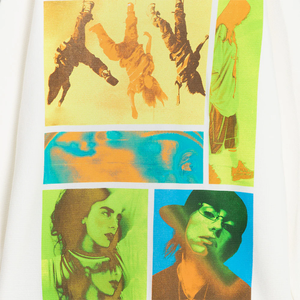 BIRDS OF A FEATHER COLLAGE THERMAL LONG SLEEVE - Image 2