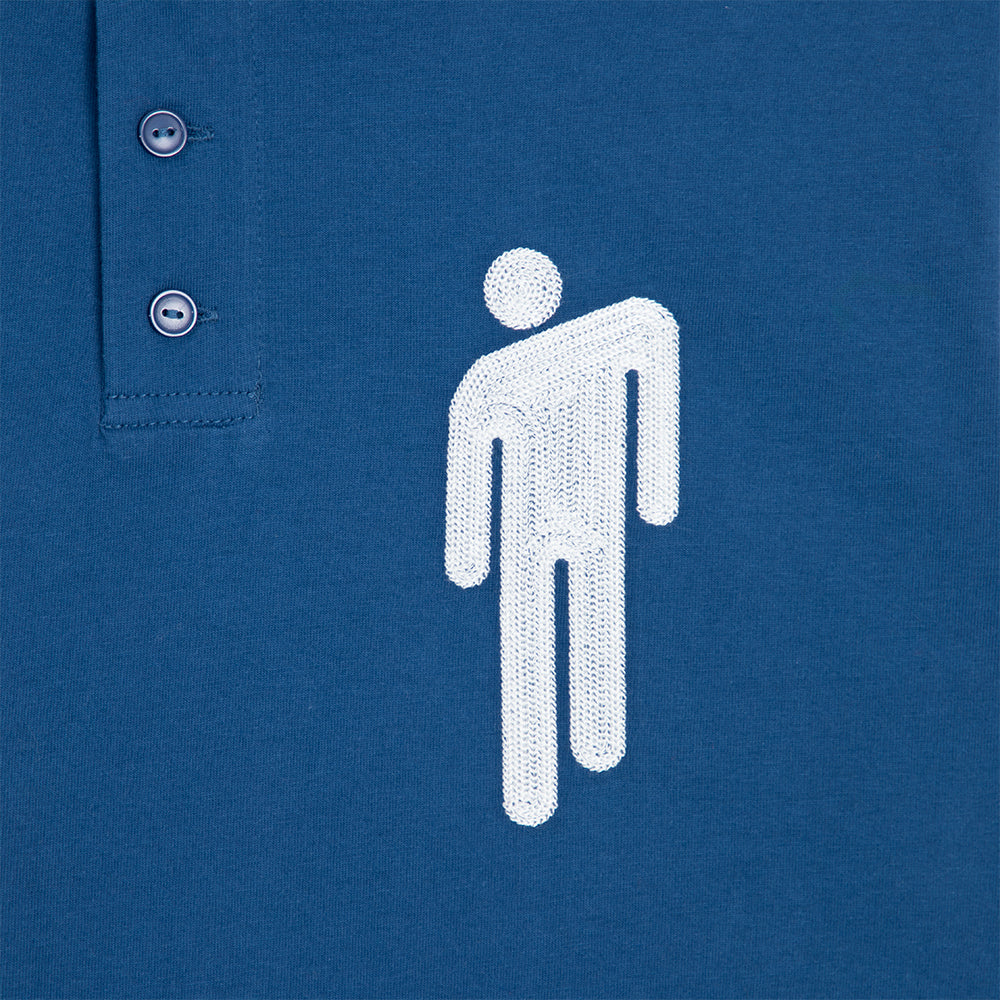 Blohsh Racer 1 Blue Polo Shirt - Image 3