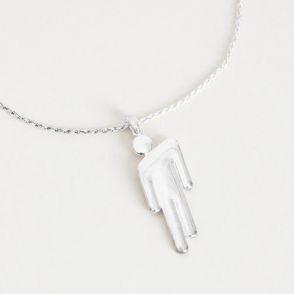 BLOHSH SILVER FRIENDSHIP NECKLACE 2 PACK - Image 3