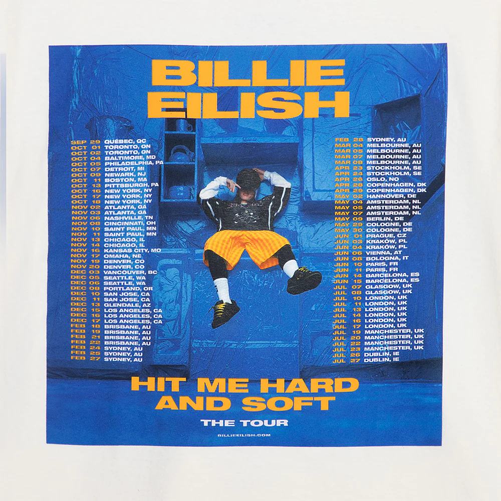 HIT ME HARD AND SOFT Admat Poster Tee - Image 3