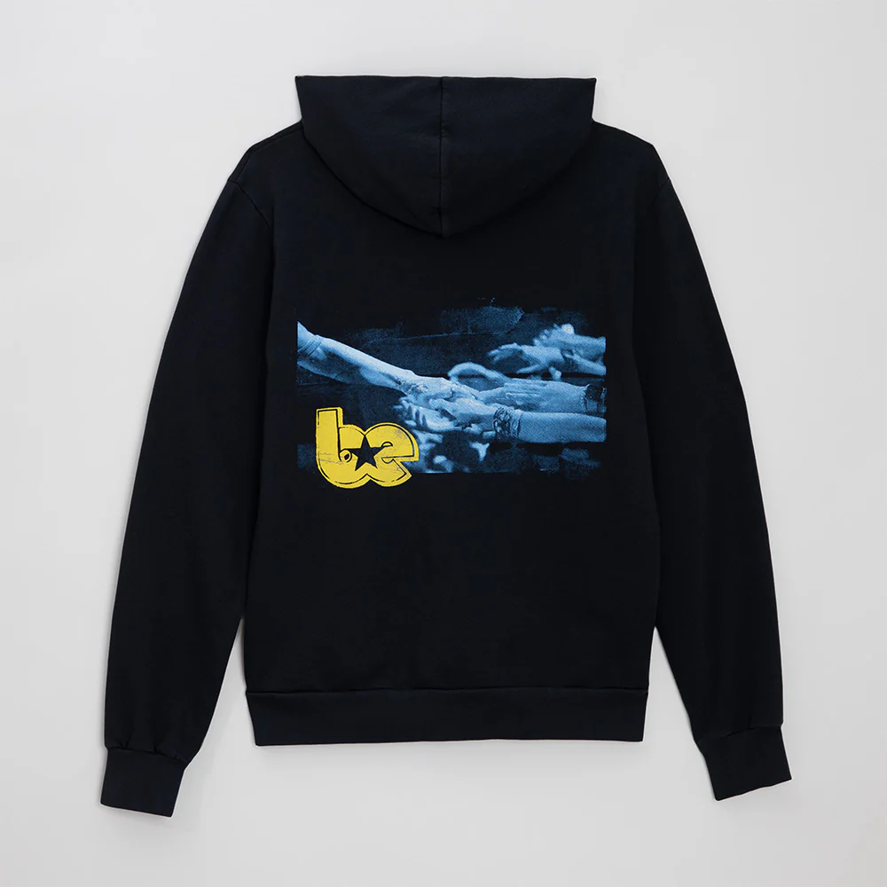 HIT ME HARD AND SOFT Live in 3D Hands Black Zip Hoodie - Image 4
