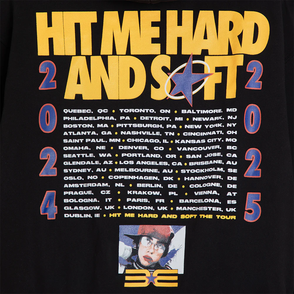 HIT ME HARD AND SOFT WORLD TOUR Pullover Hoodie - Image 4