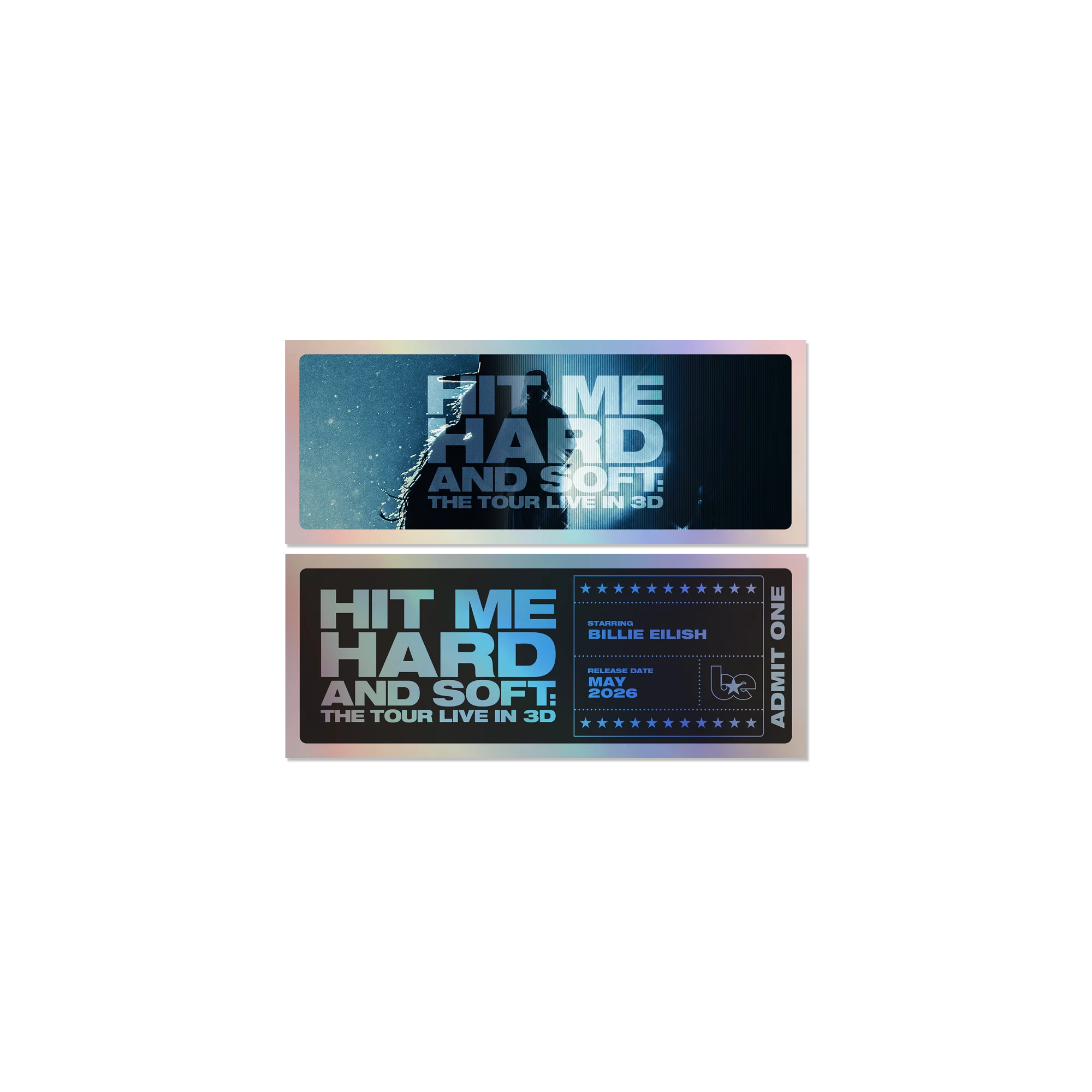 Live in 3D Commemorative Movie Ticket