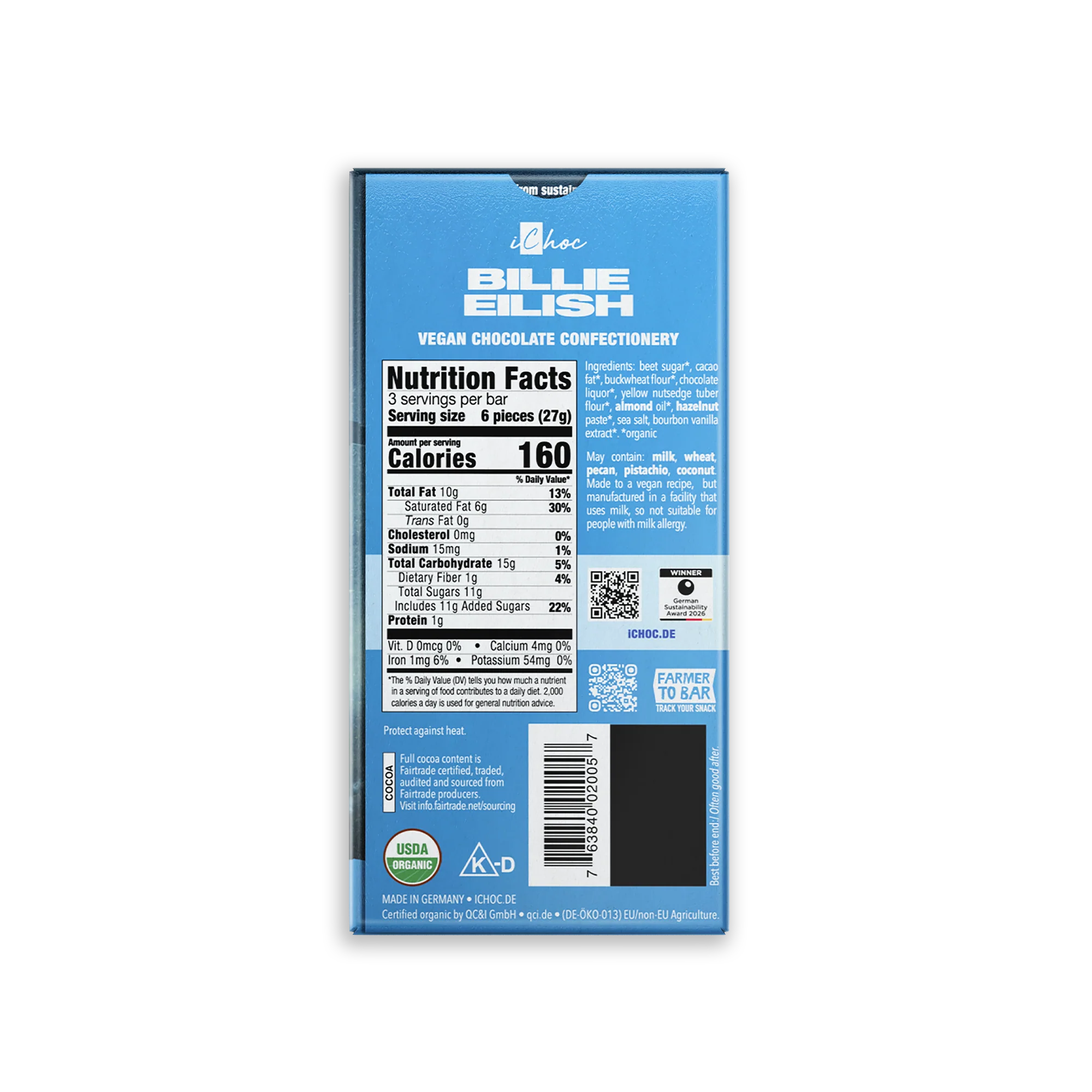 Live in 3D Vegan M!LK Chocolate Bar - Image 2