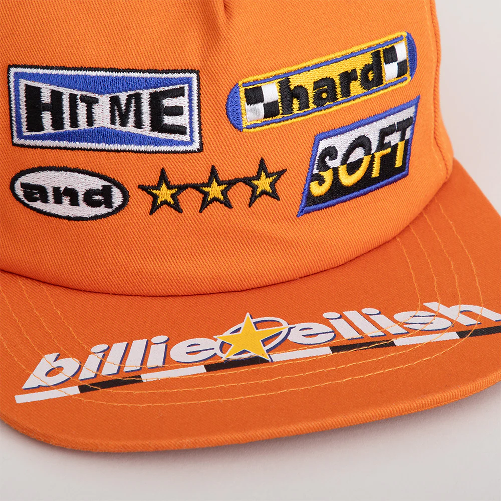Orange HIT ME HARD AND SOFT Snapback - Image 2